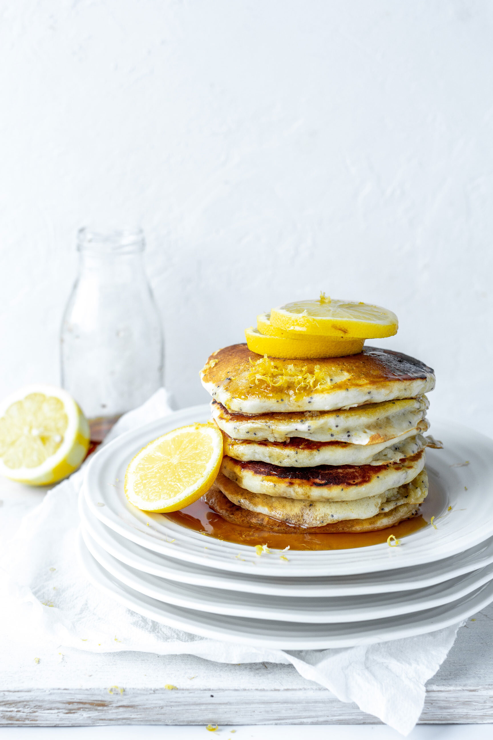 Vegan Lemon and Poppy Seed Pancakes | The Mother Cooker
