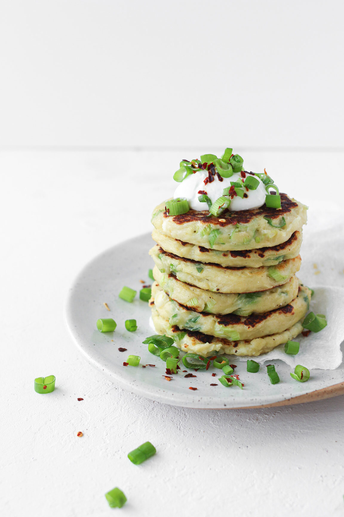 Potato and Spring Onion Cakes | The Mother Cooker