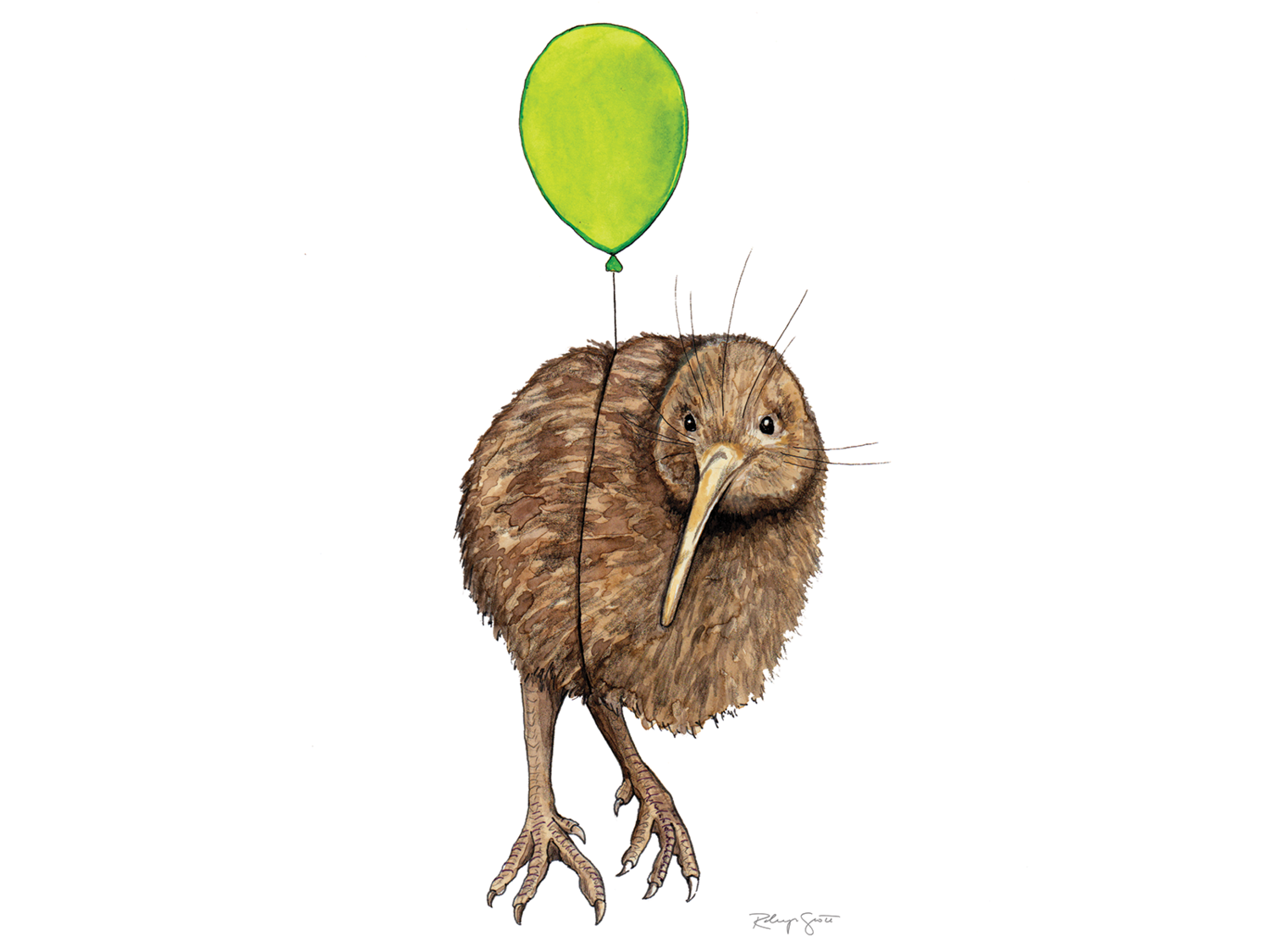 Balloon Animal ~ Kiwi Bird — Robyn Scott - Northern Canadian Artist