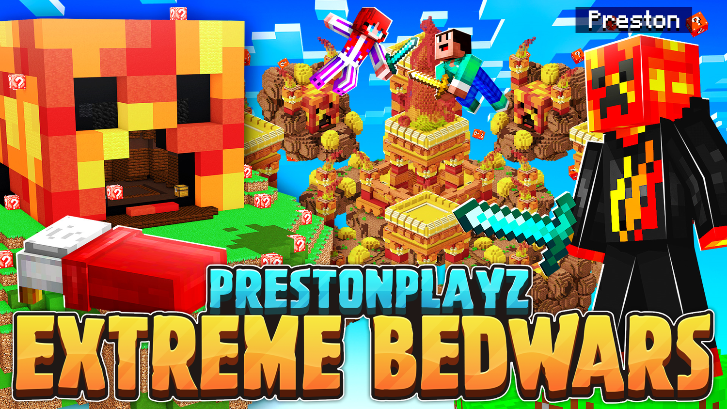 PrestonPlayz Extreme Bed Wars — CinemaCraft