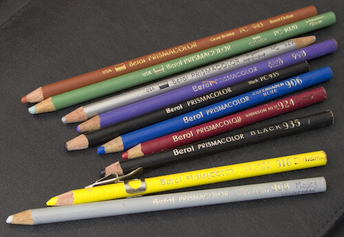 prismacolor pencils vs pastel pencils