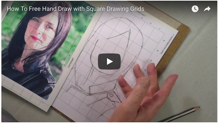 How To Free Hand Draw with Square Drawing Grids