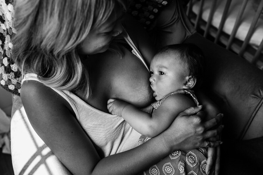 Ella's Breastfeeding Photo Session | San Jose Baby Photographer