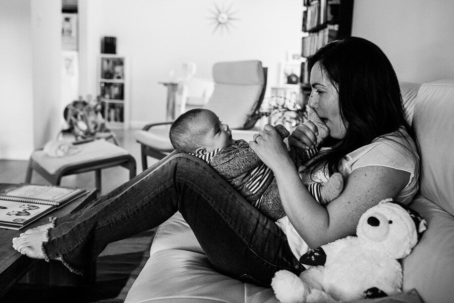 Giovanni's in-home baby session | San Francisco Bay Area family photographer