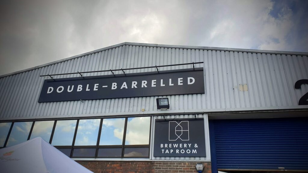 A picture of Double Barrelled's craft beer taproom in Reading
