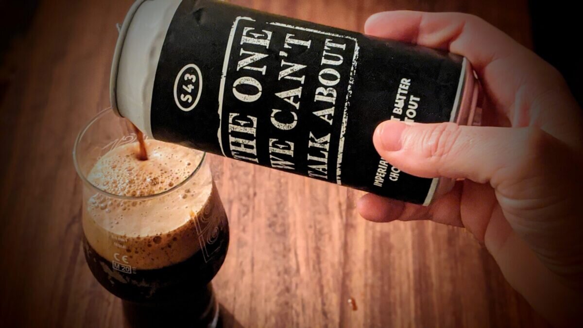 Picture from the Beer Yeti review of S43 The one we can't talk about chocolate beer