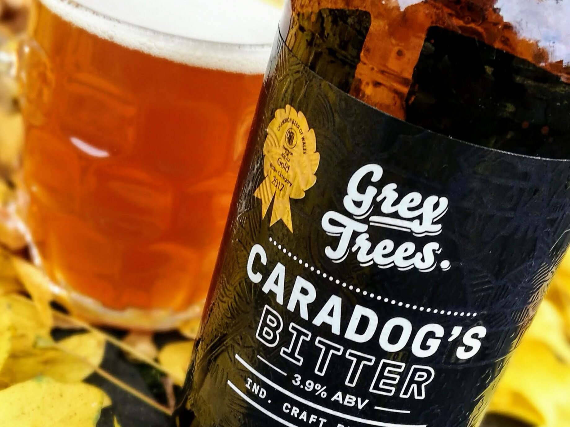 The Beer Yeti Grey Trees Brewery, Caradog's Bitter review