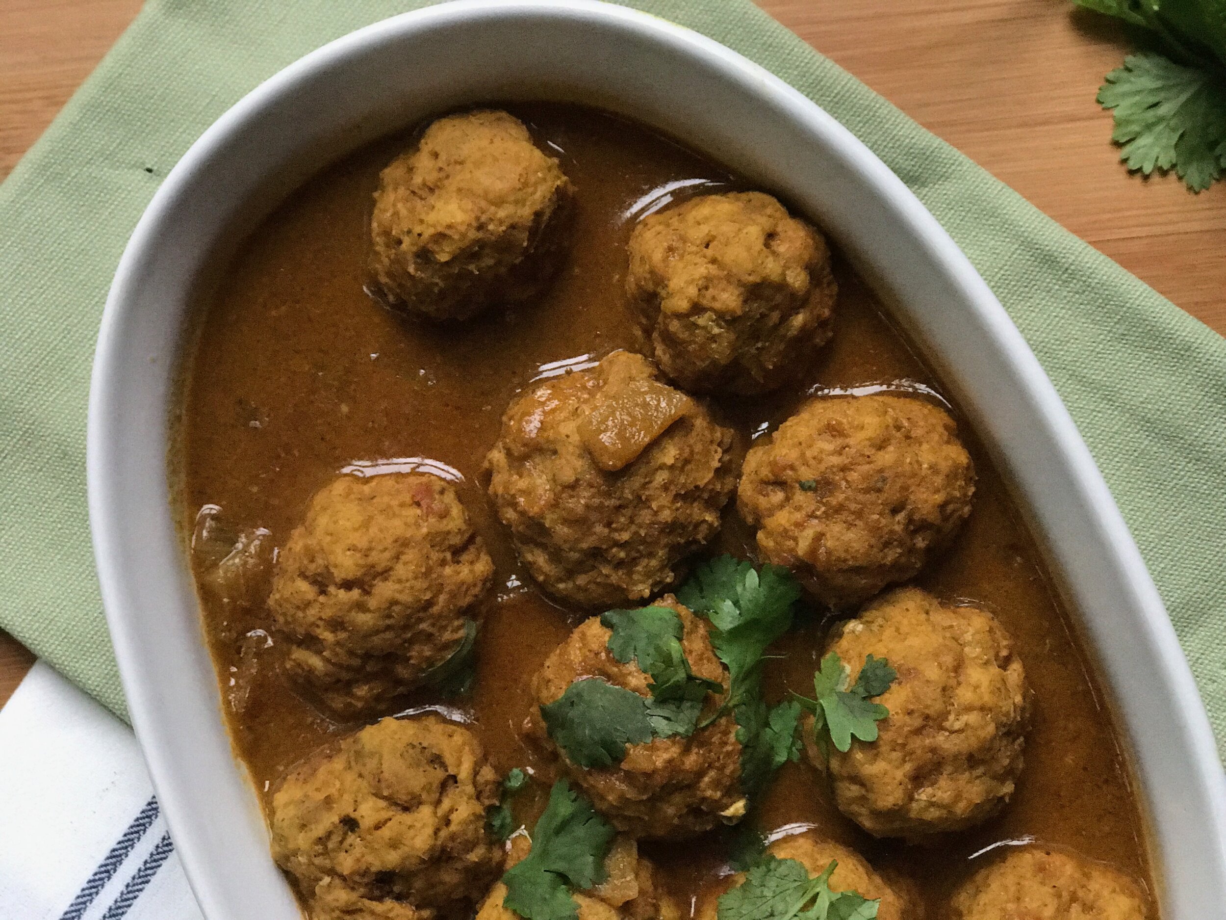 Chicken Kofta Meatball Curry