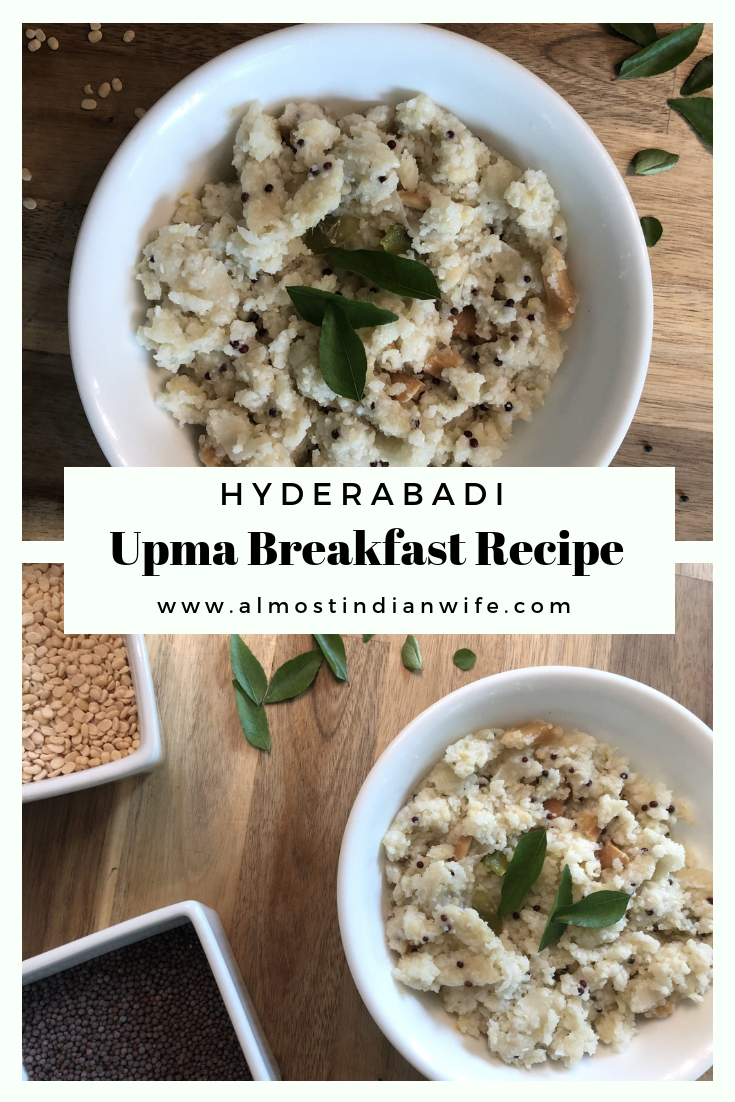 Hyderabadi Upma Breakfast Recipe