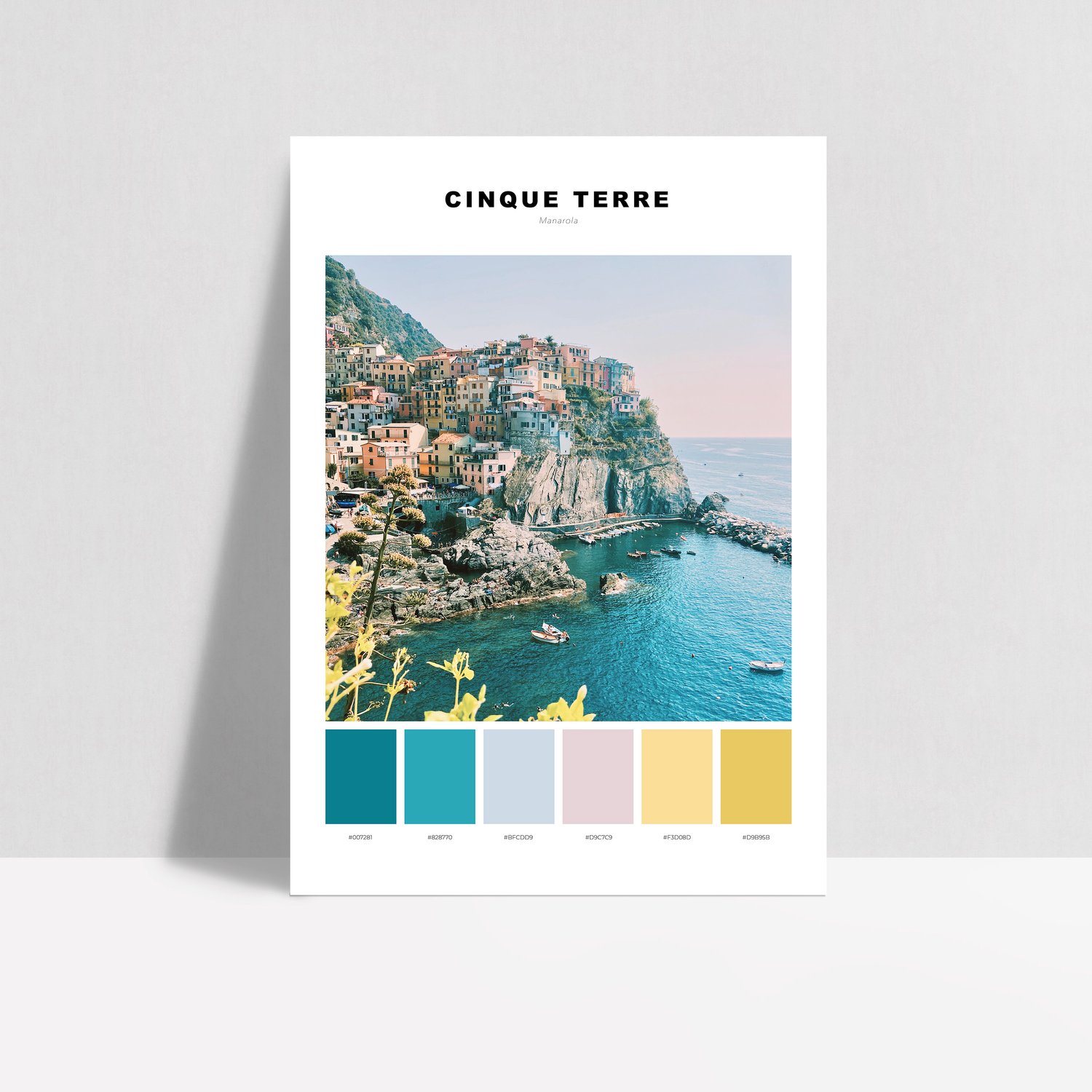 Manarola | Cinque Terre Colourful City Photography print | poster | art print