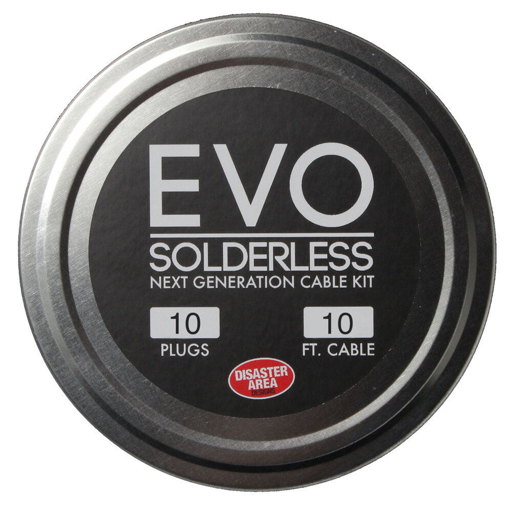 Disaster Area Designs EVO Solderless Cable Kit Purple 10ft 10 Plugs 