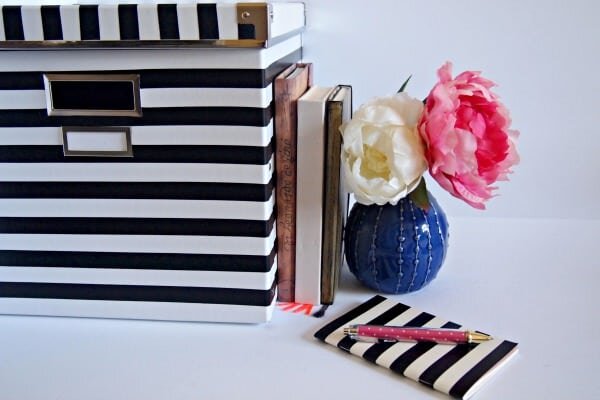Kate Spade-Inspired Storage by The Learner Observer
