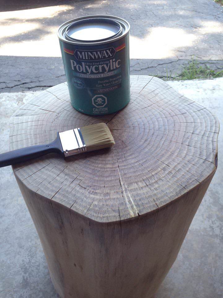 DIY Tree Stump Tables-1