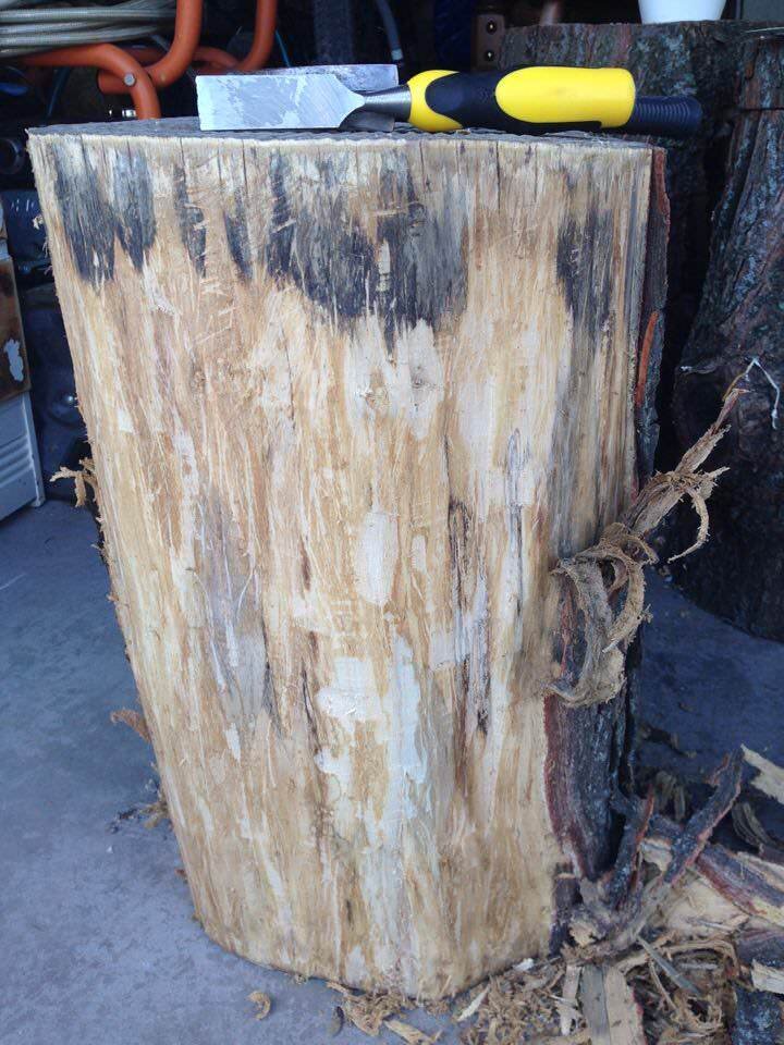 DIY Tree Stump Tables-15