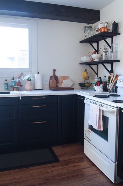How to plan an IKEA kitchen - LAXARBY black cabinets
