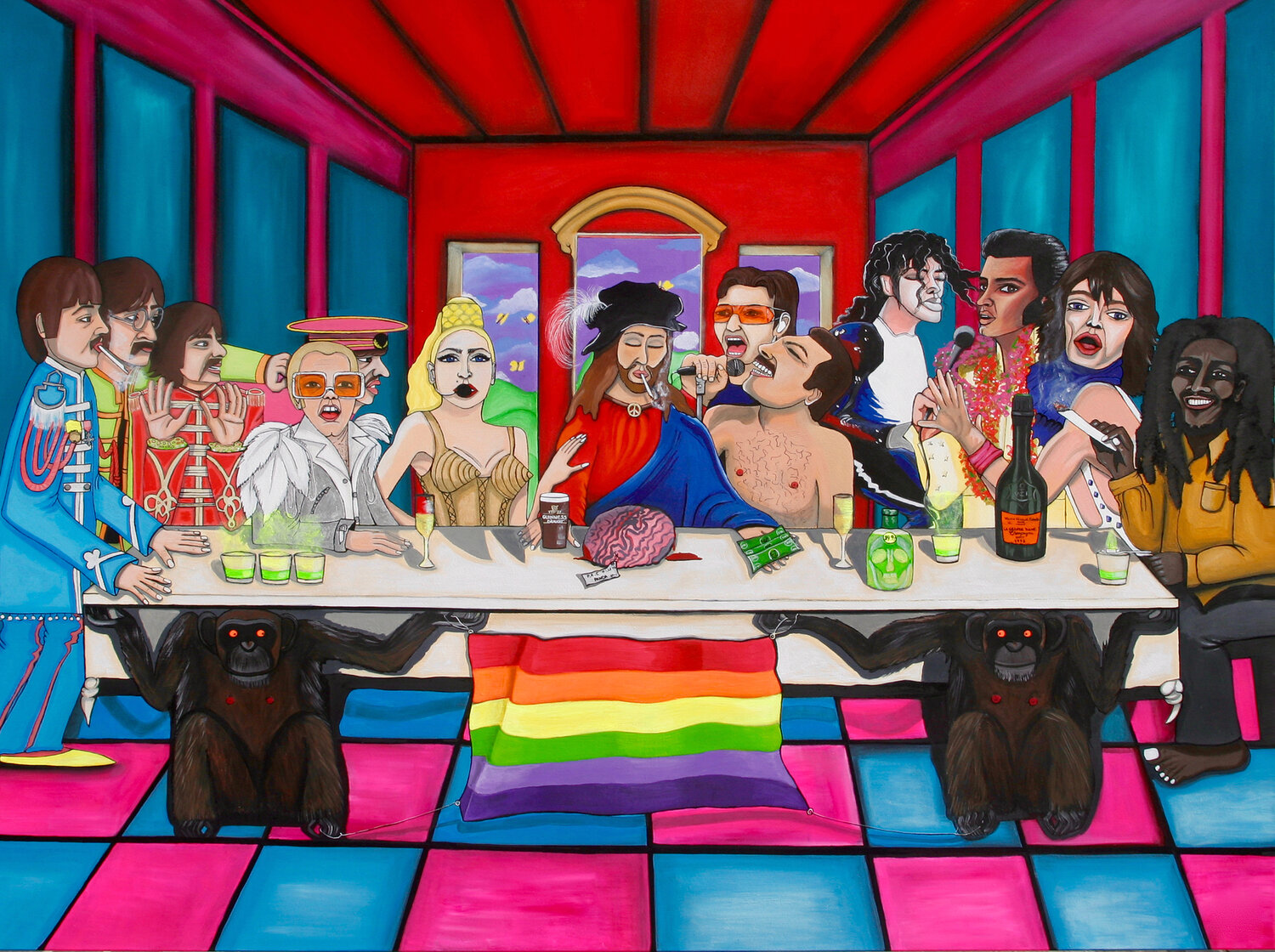 Rockstar's Last Supper — Maximillist Art