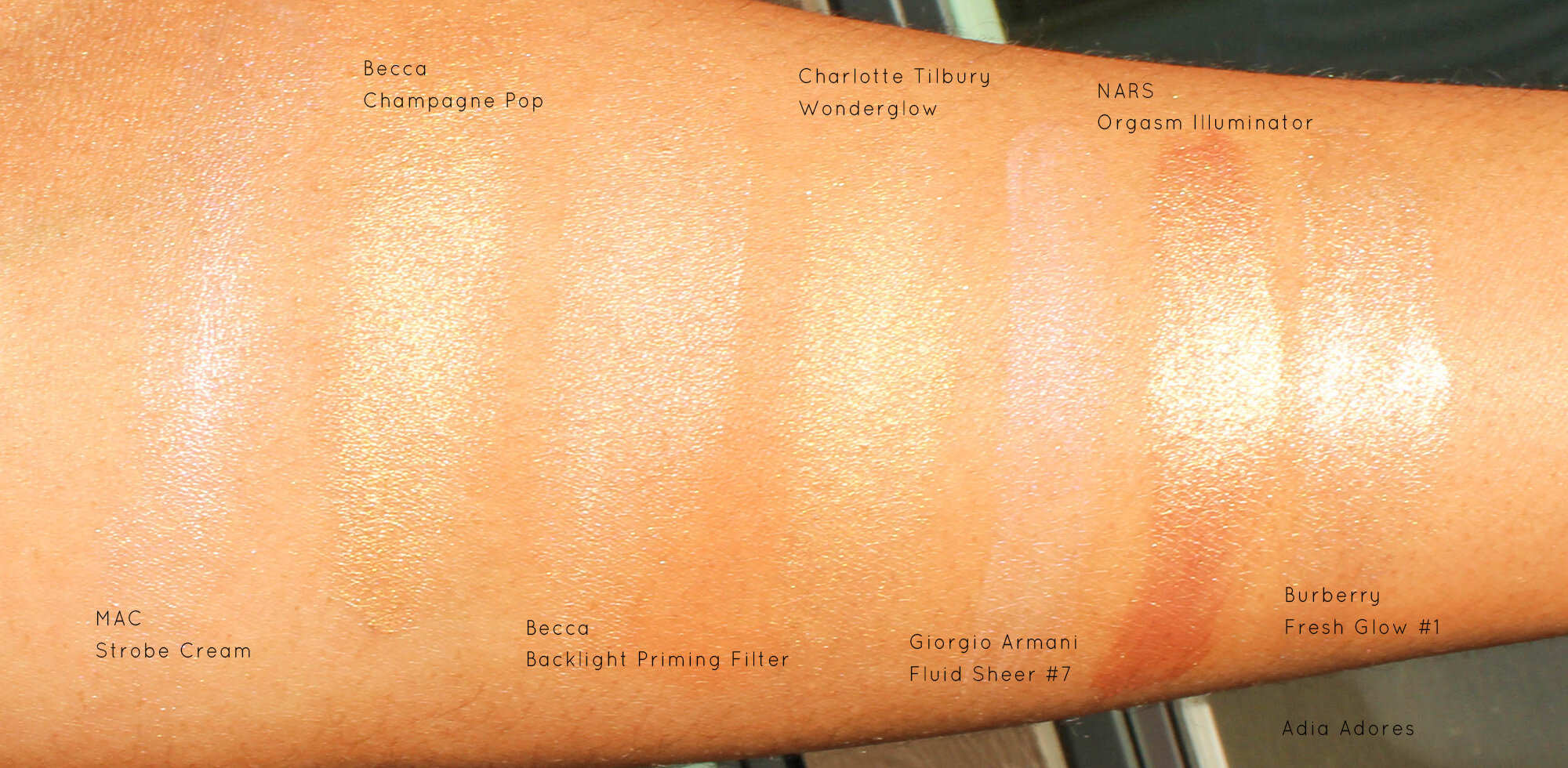 Reviews and swatches of the best luminizers.