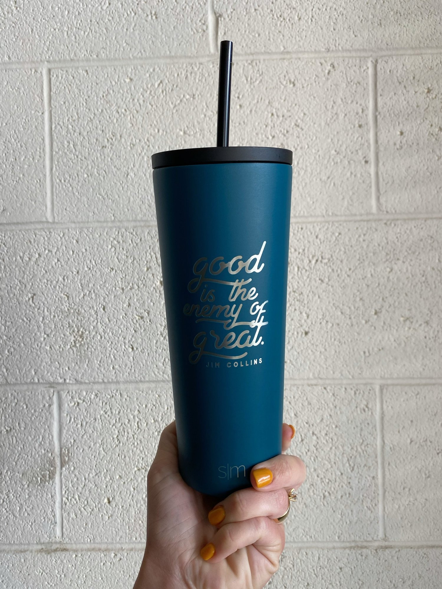 Hall's S|M Tumbler - Good is the enemy of great — The Harvey Bakery &  Kitchen