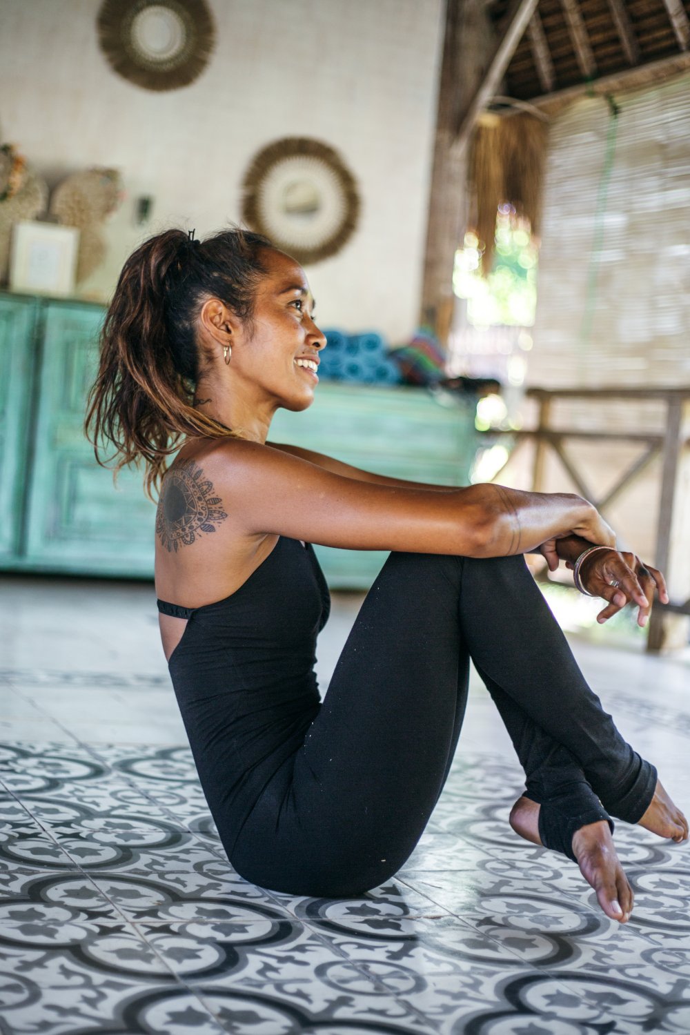 Religious Puzzled Air mail Yoga One Piece | Ubuntu Bali