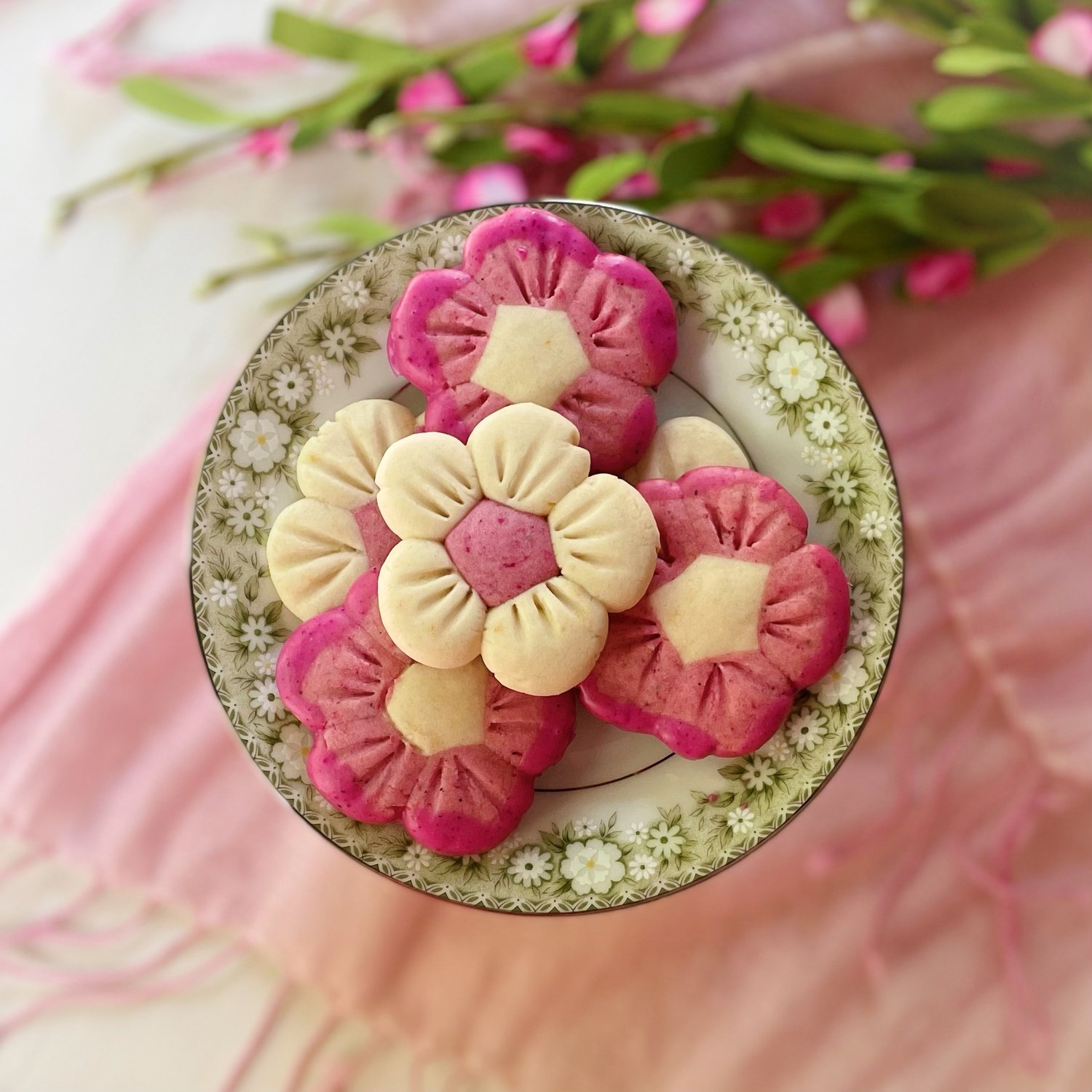 Flower Shortbread Cookies — Inspiration Apron