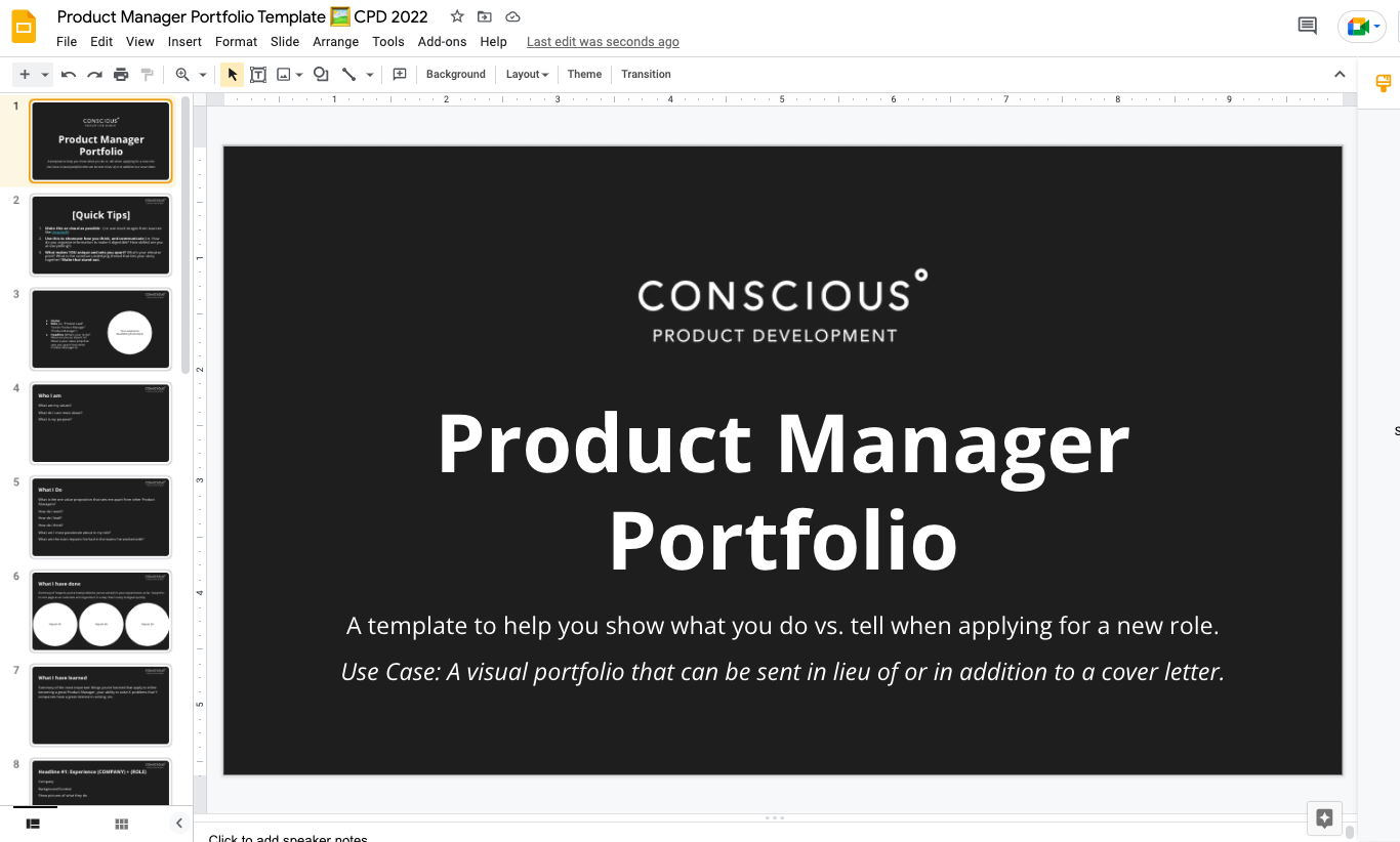 product-manager-portfolio-template