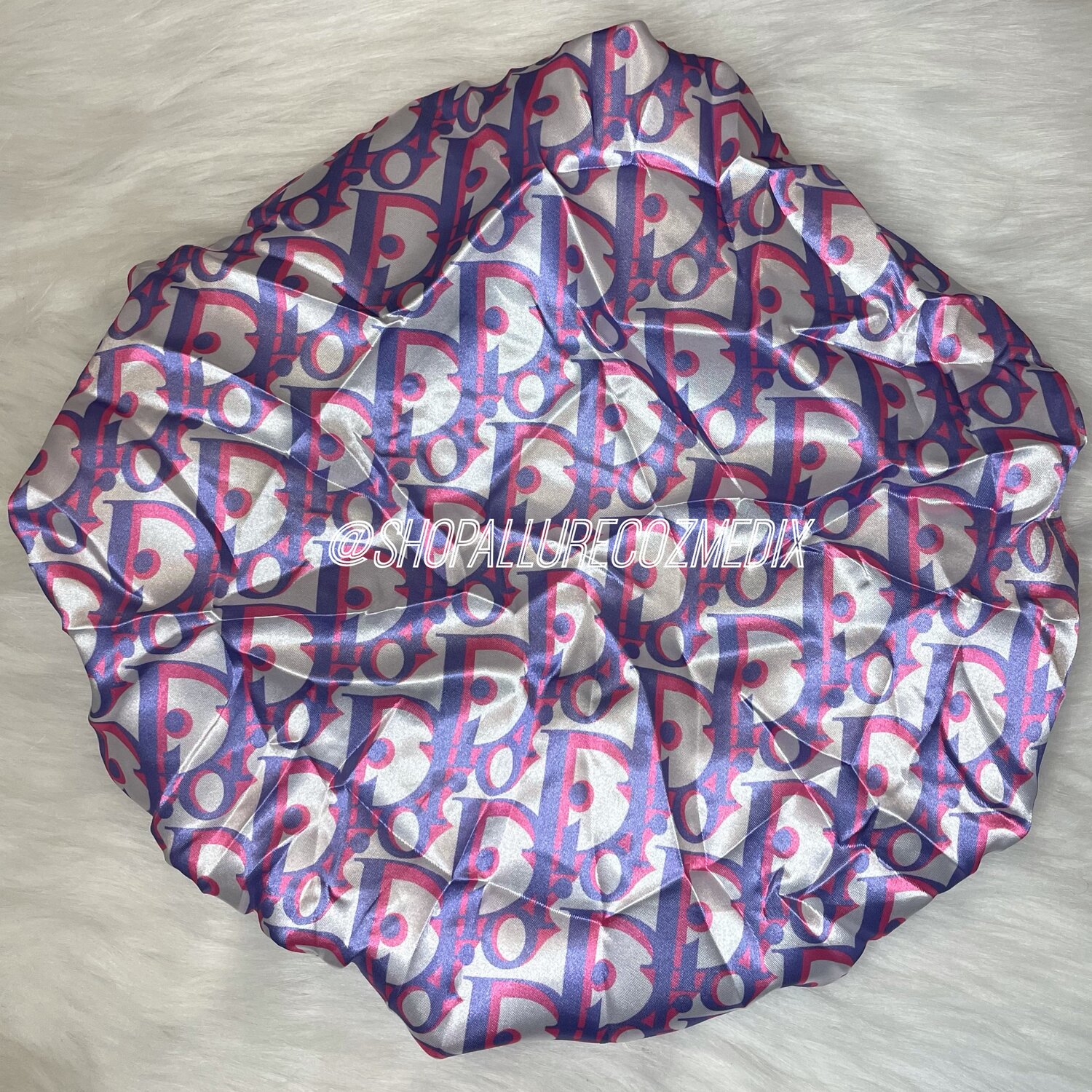 Pink and purple Dior bonnet — AllureCozmedix