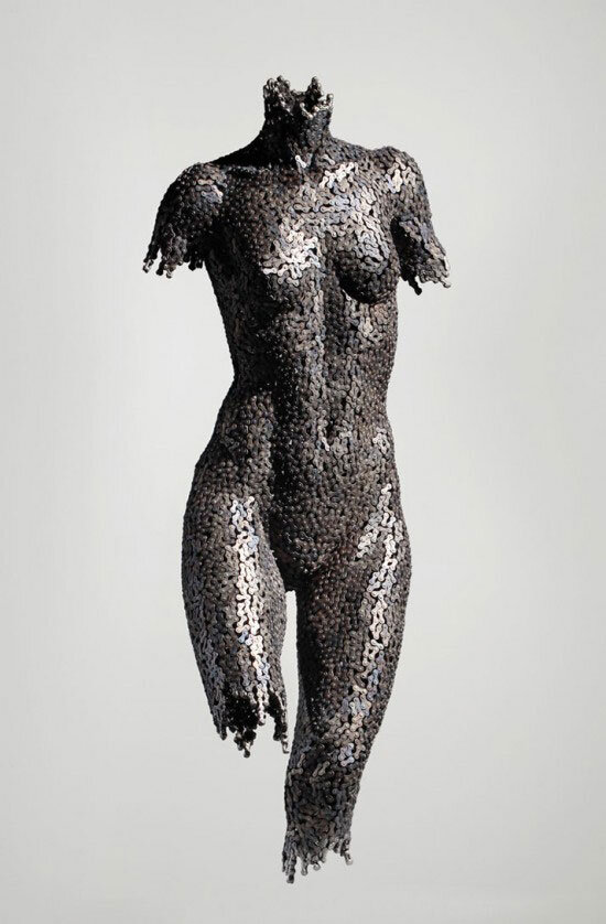 Seo_Young Deok bicycle chain sculpture (5)