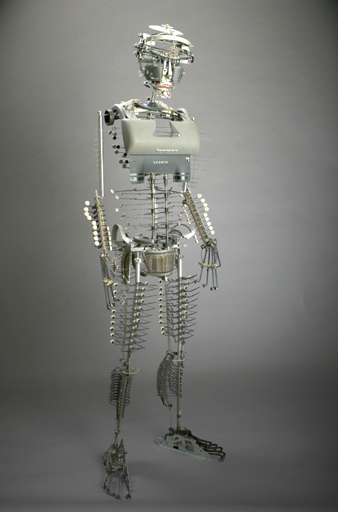Anatomical Typewriter Sculptures by Jeremy Mayer