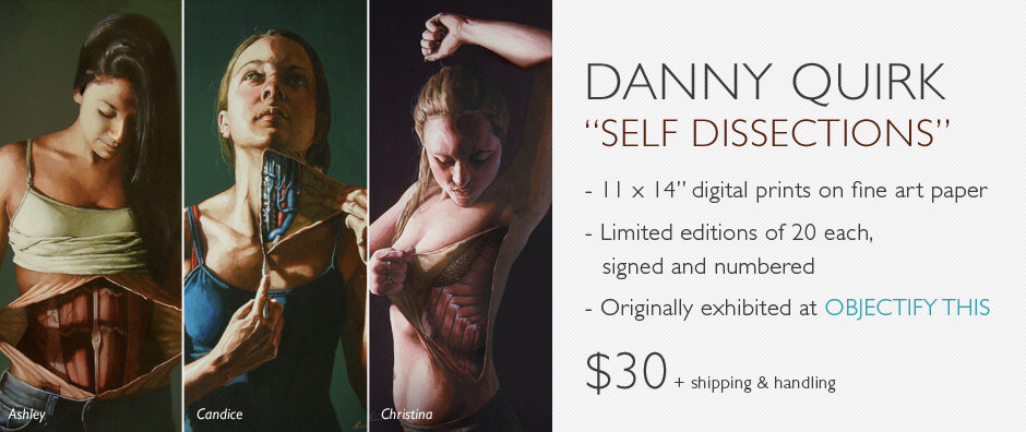 Danny Quirk Self Dissection prints available at the Street Anatomy store