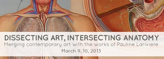 Street Anatomy Dissecting Art, Intersecting Anatomy Exhibition March 2013