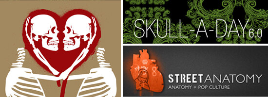 Street Anatomy teams up with Skull a Day for an exhibition in June 2013
