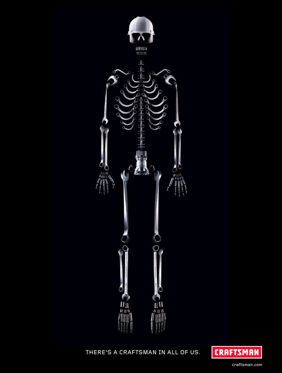 Craftsman skeleton ad