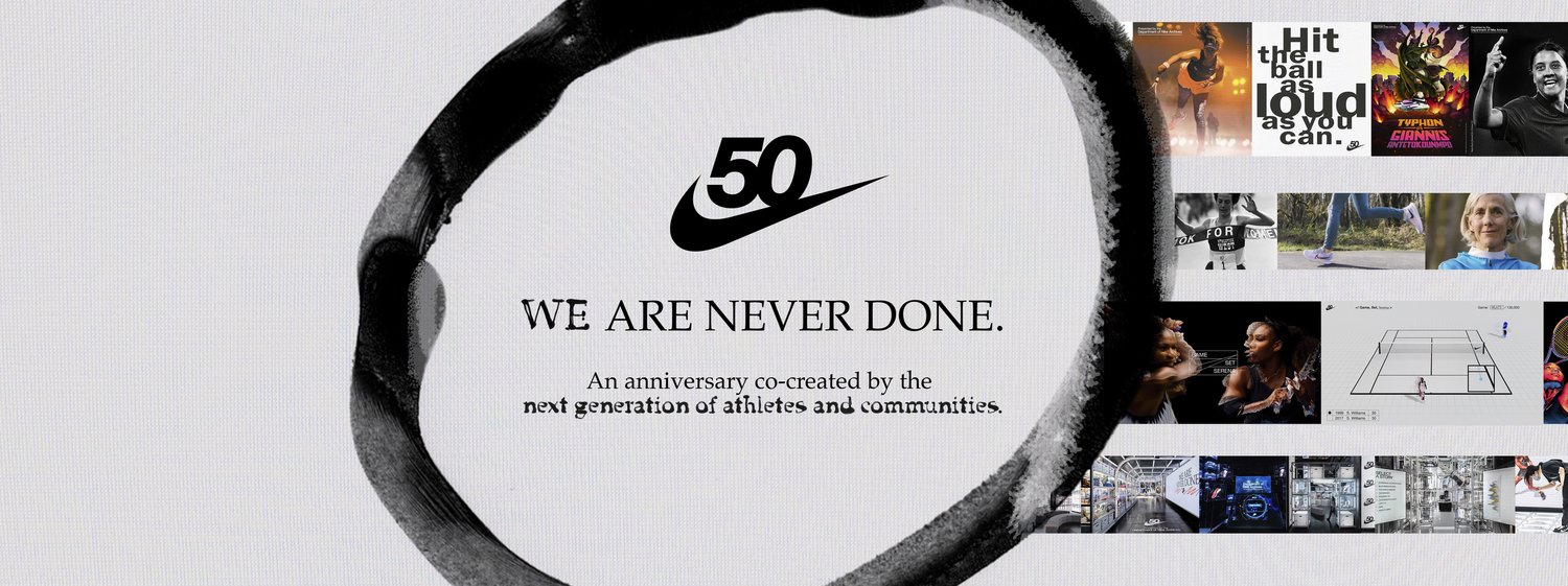nike 50th anniversary campaign