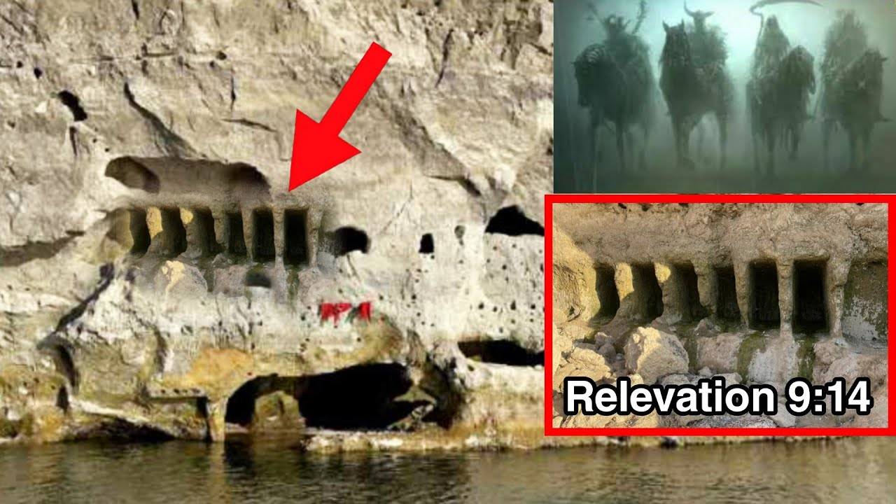 Unbelievable! The Euphrates River dried up and this Mysterious Tunnel