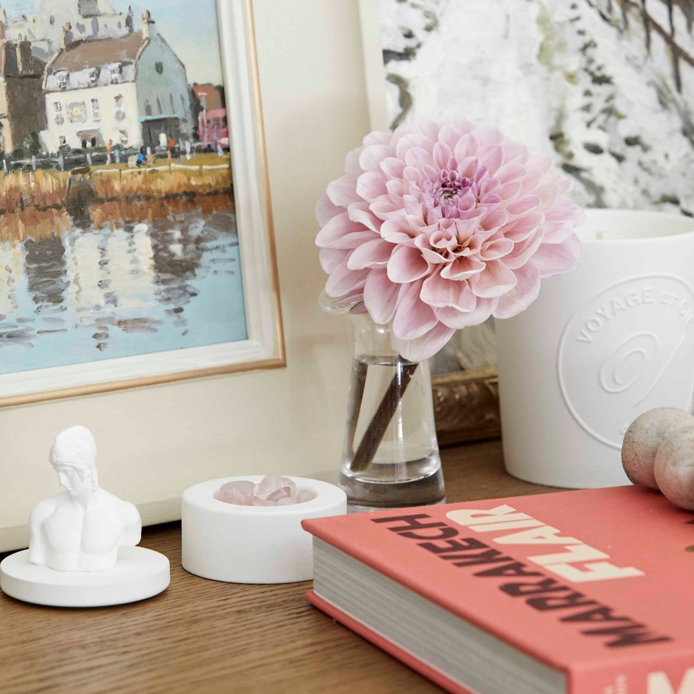 Hermes Ceramic + Rose Quartz Room Diffuser — Voyage et Cie