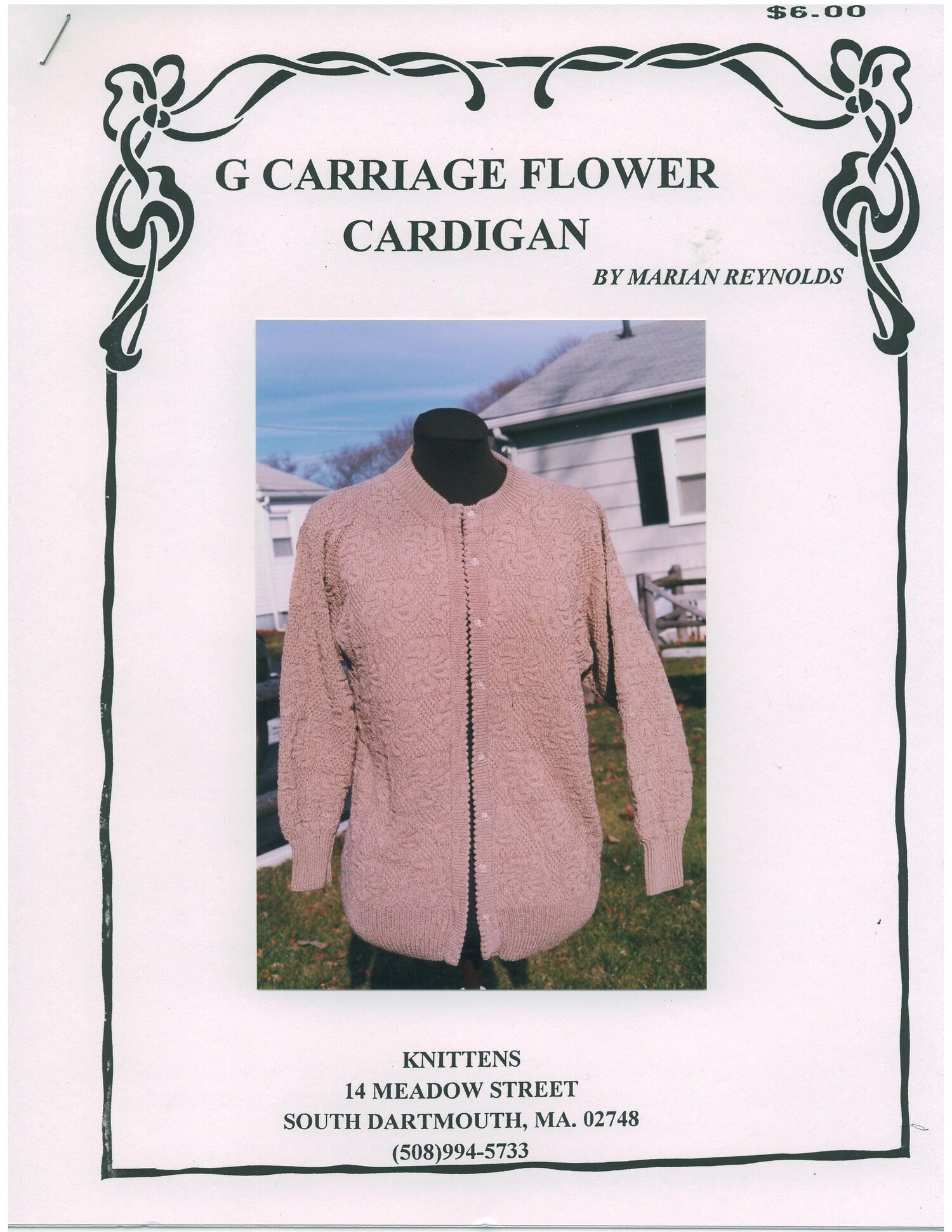 G-Carriage Flowered Cardigan — Knittens