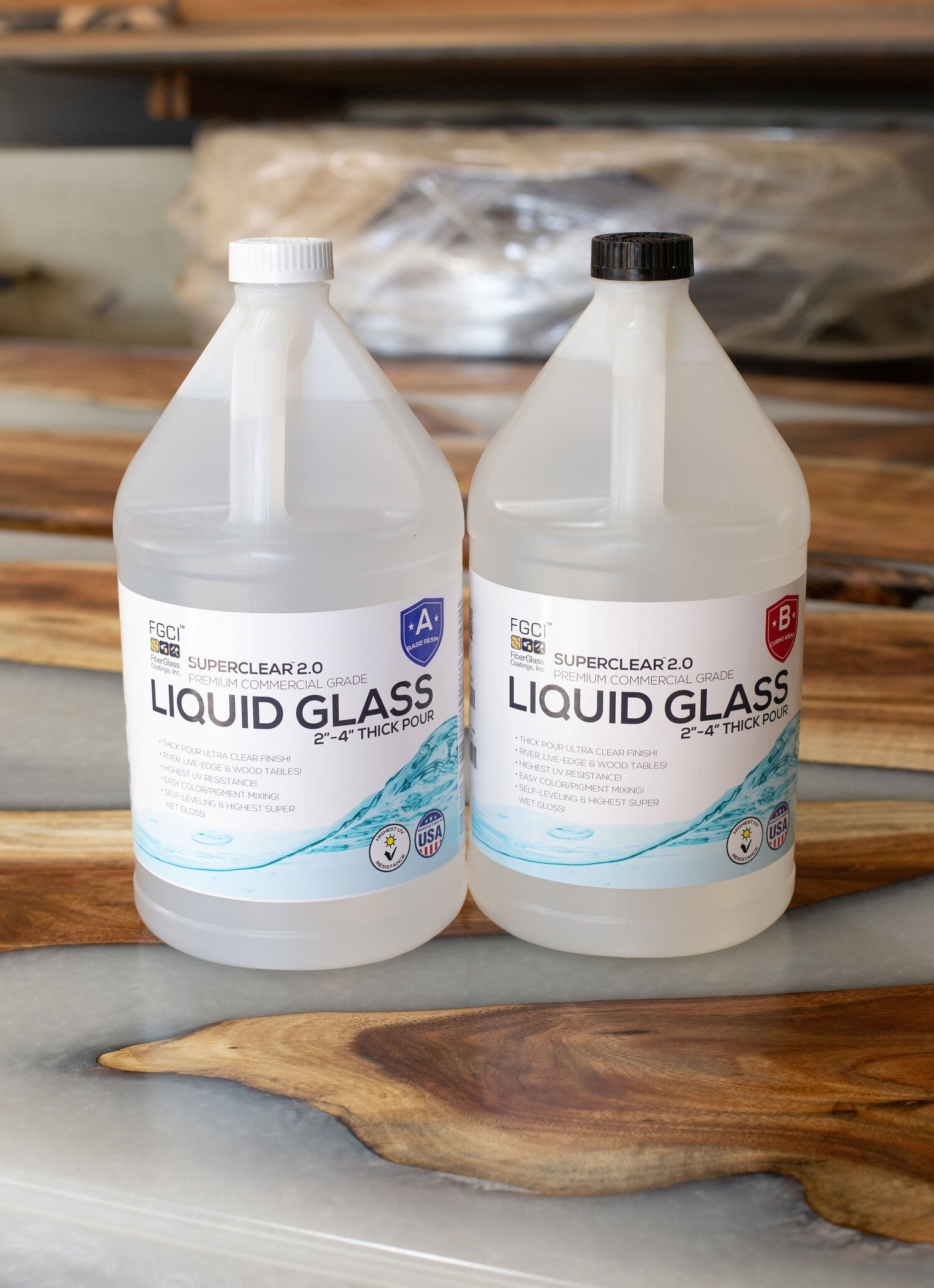 3 Gallon Kit - SuperClear 2.0 Liquid Glass Epoxy — LEI Wood Design
