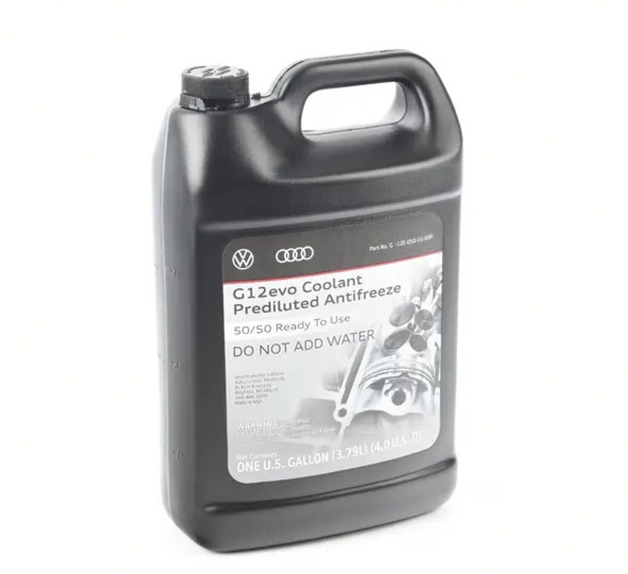 VW/Audi Coolant Antifreeze G12 EVO 50/50 Mix 1 Gallon (3.78 Liters) -  VW/Audi