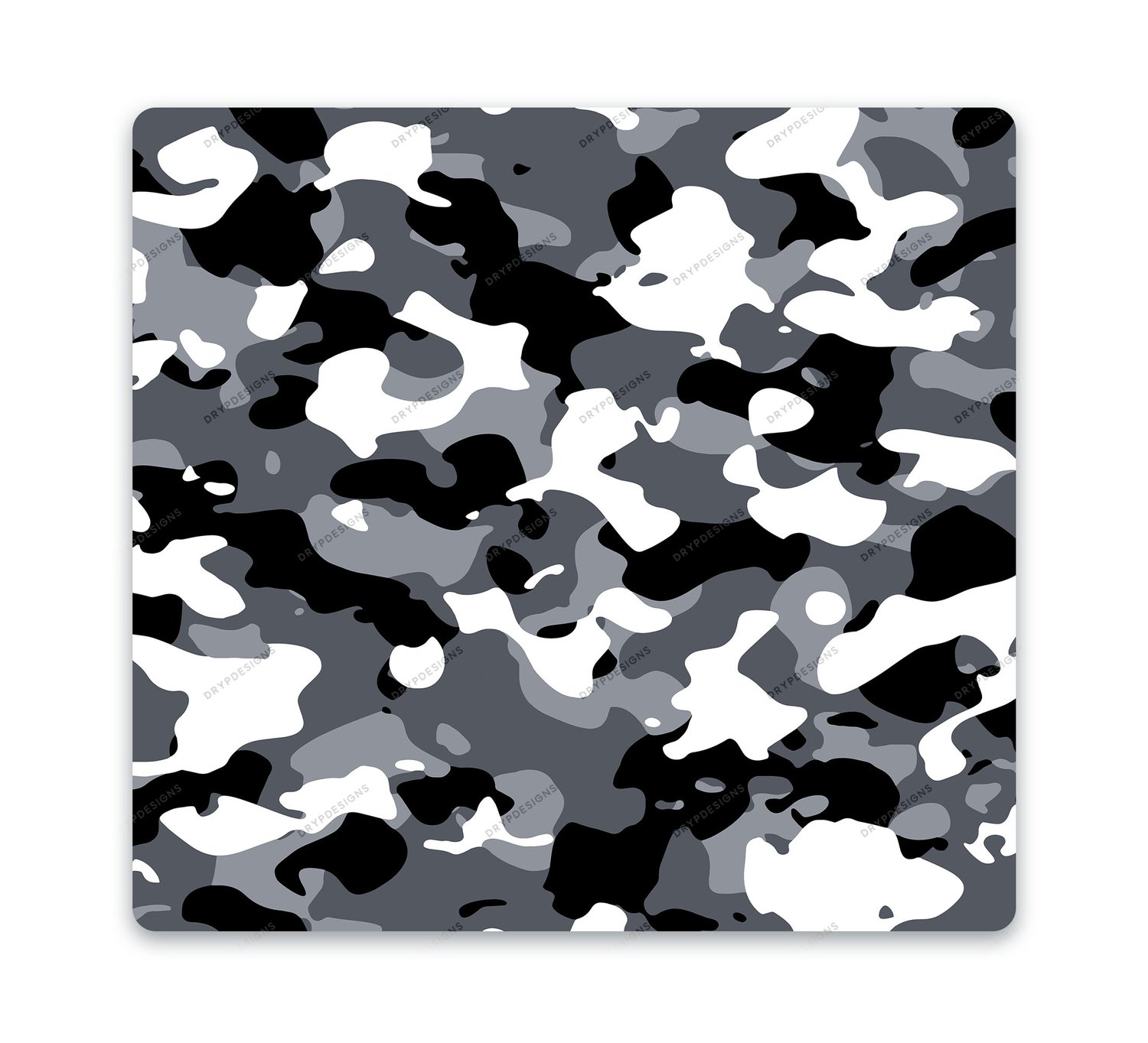 Green + Yellow + White Camouflage Seamless Background Pattern