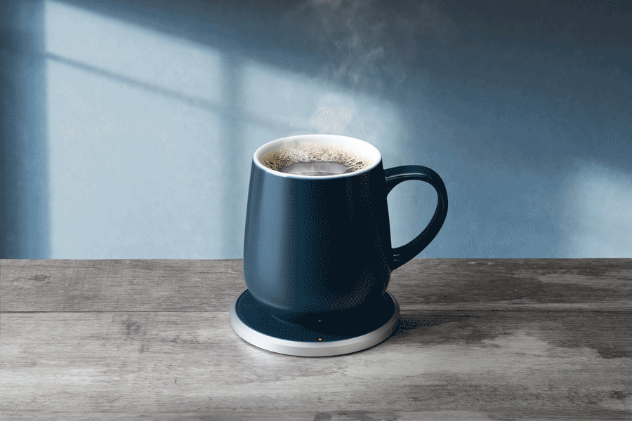 Ui Fine Ceramic Self Heating Mug | Coffee and Tea Cup | Ohom