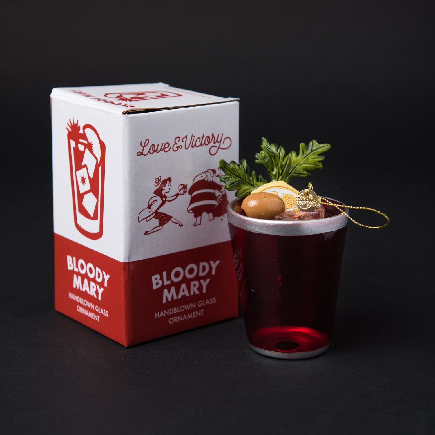 Bloody Mary Cocktail Ornament — Love & Victory