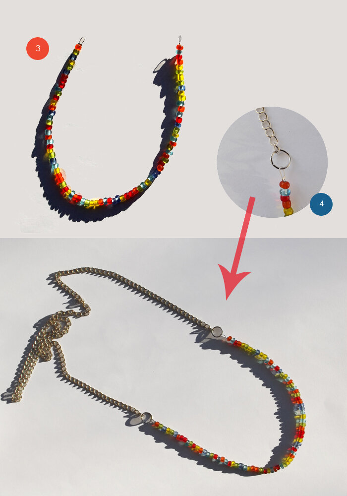 How to make a Beaded Necklace Images
