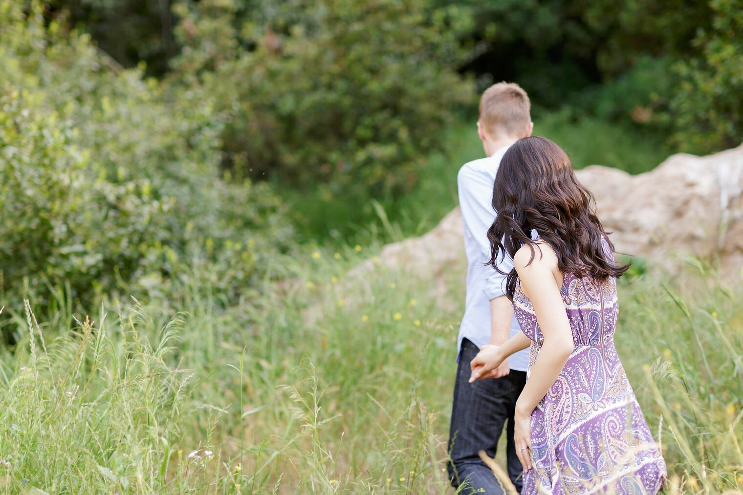 Temescal Park and Pacific Palisades destination engagement photography session with photojournalistic style.