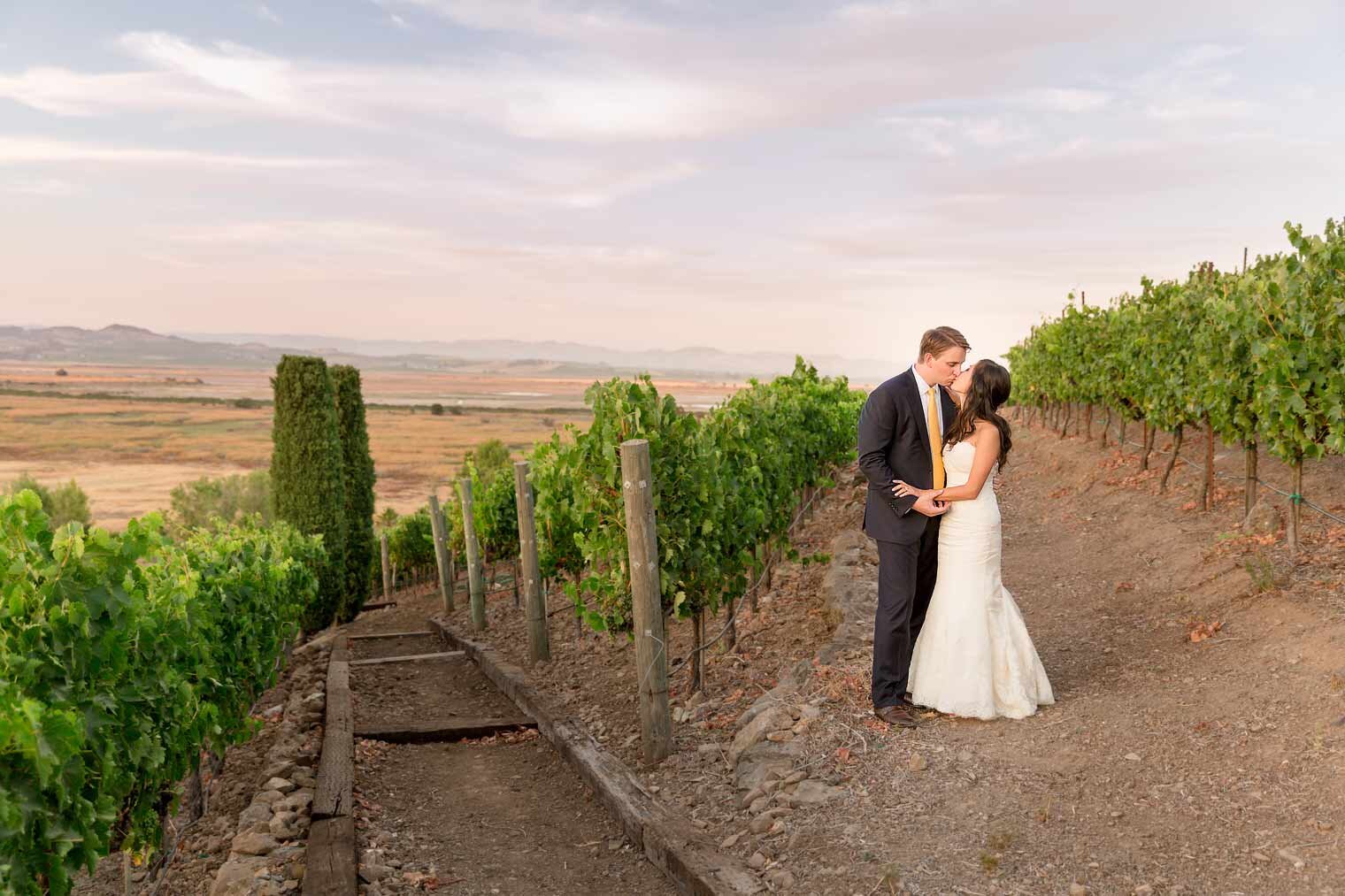 A photo from a wedding at the Viansa Winery in Napa/Sonoma Valley, California