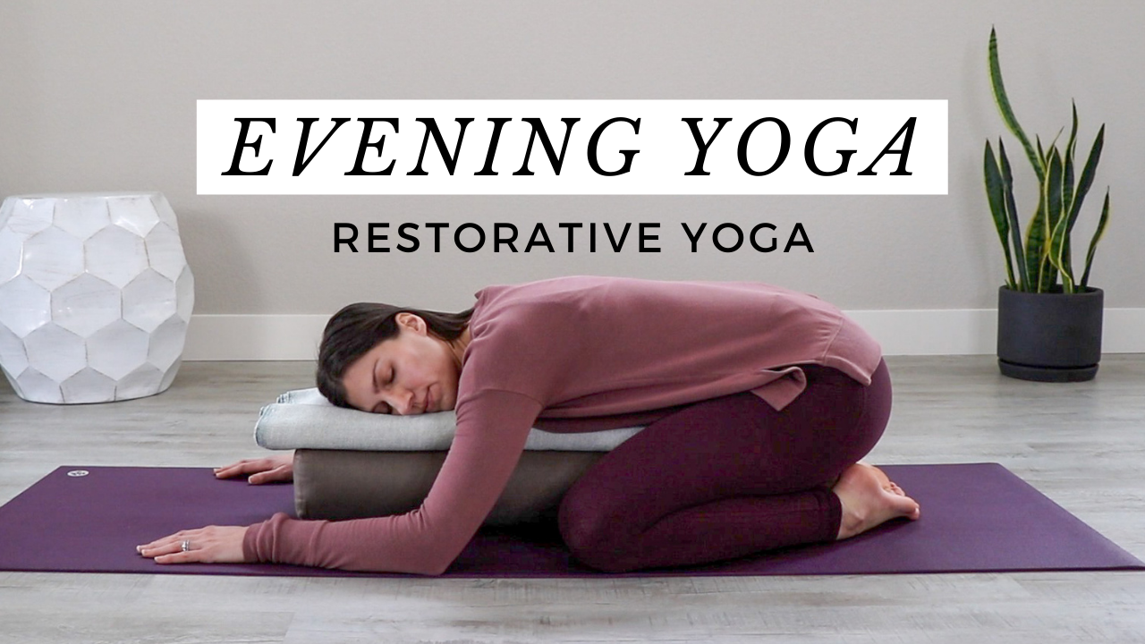 4 Restorative Yoga Postures for Ultimate Stress Relief - Purple