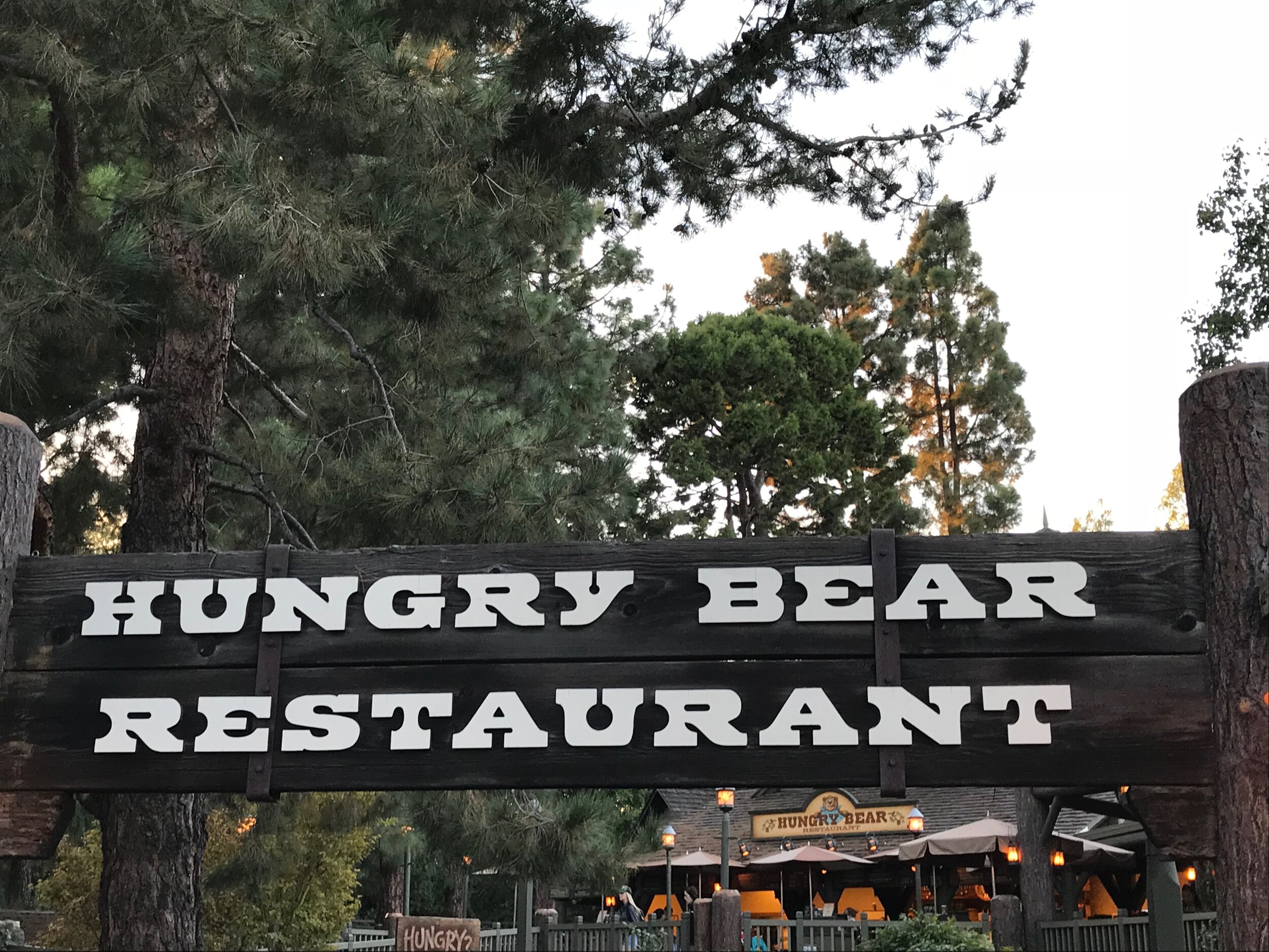 Hungry Bear Restaurant Sign