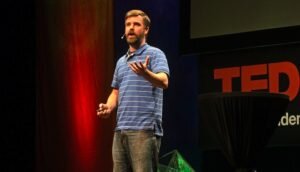 Charlie Todd talking at TED
