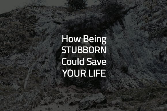 How Being Stubborn Could Save Your Life
