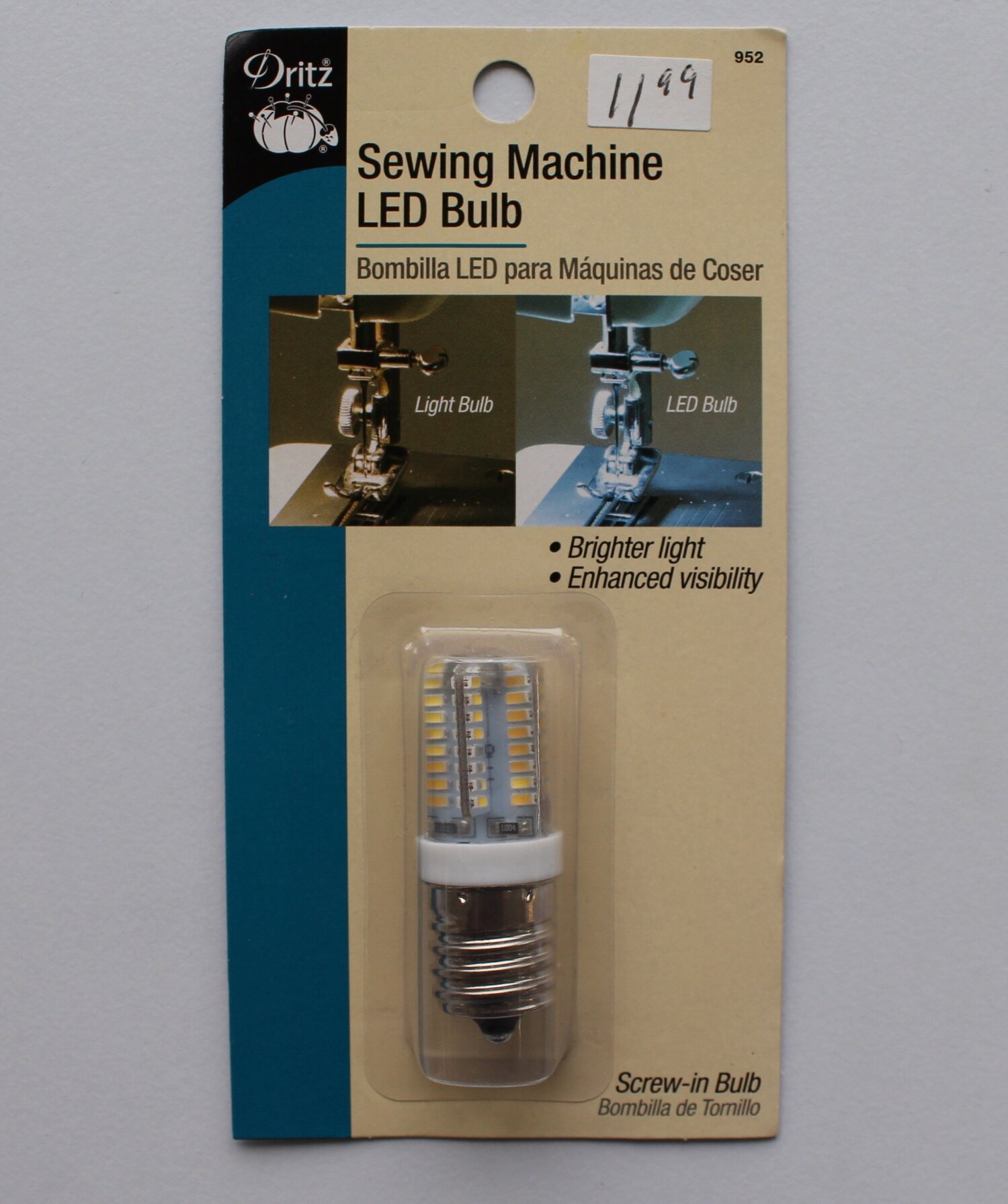 Dritz Sewing Machine Bulb LED Screw in