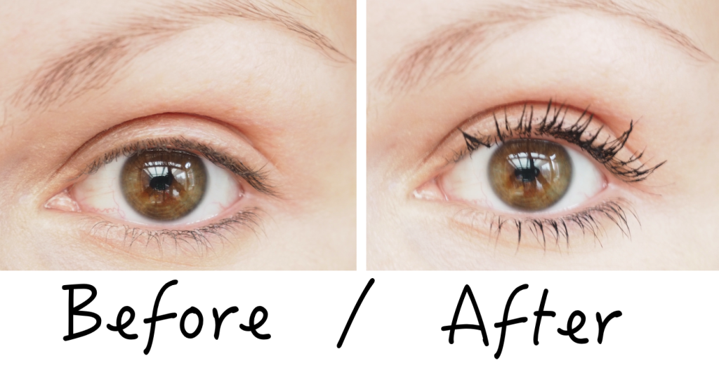before after mascara